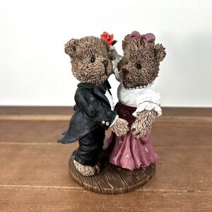 1998 Windsor Bears Cranberry Commons Couple Figurine Dancing 5" Collectible